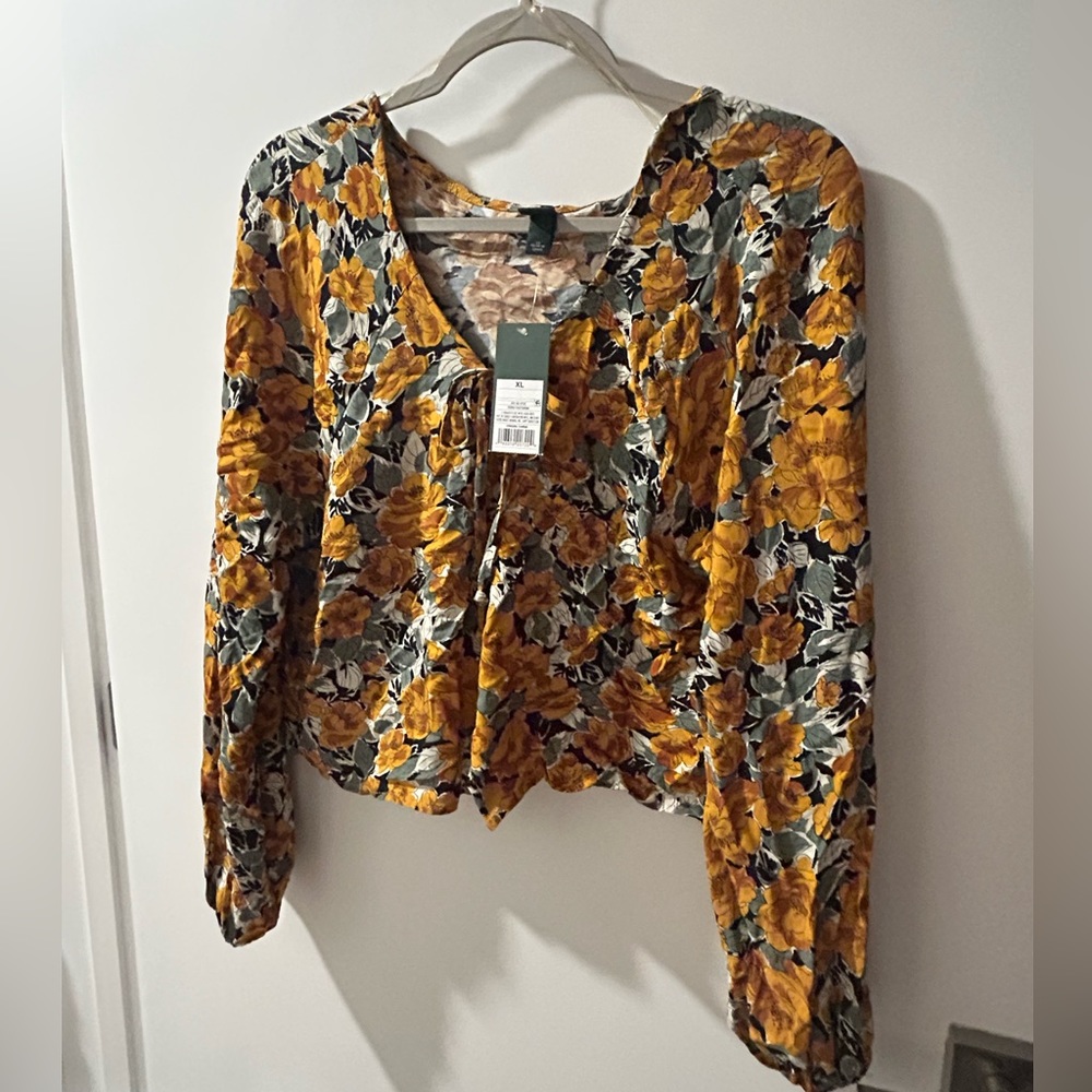 Flower Blouse by wild fable size XL